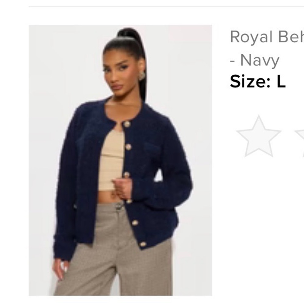 Fashion Nova Navy Blazer